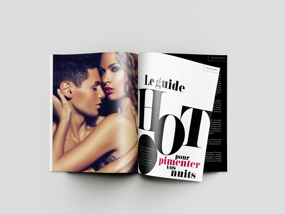 Lifestyle magazine layout design