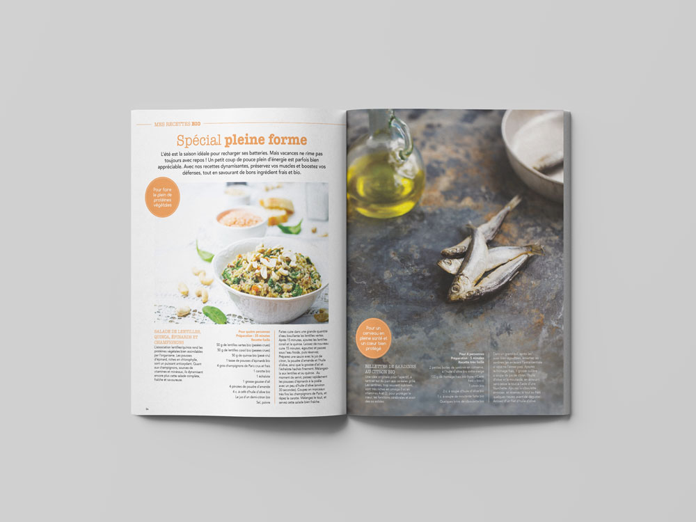 Lifestyle magazine layout design