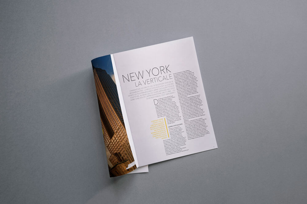 Travel magazine New York