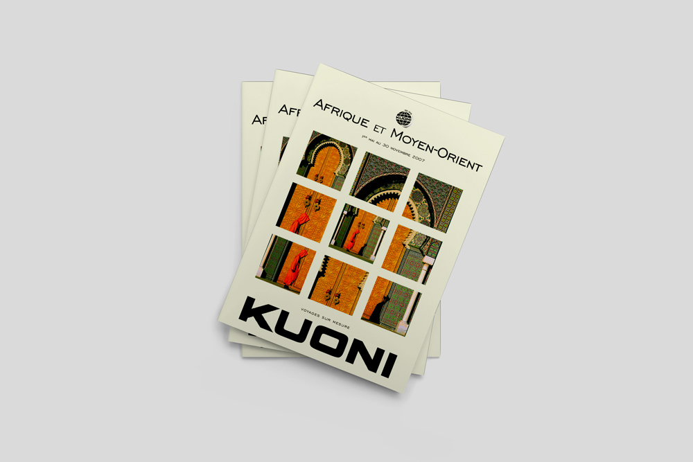 Kuoni catalog design